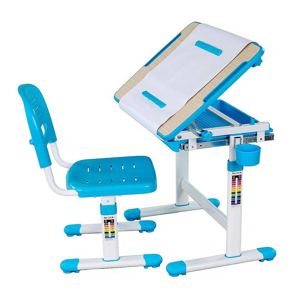 

Детская парта и стульчик для дома FunDesk Bambino Blue, Синий