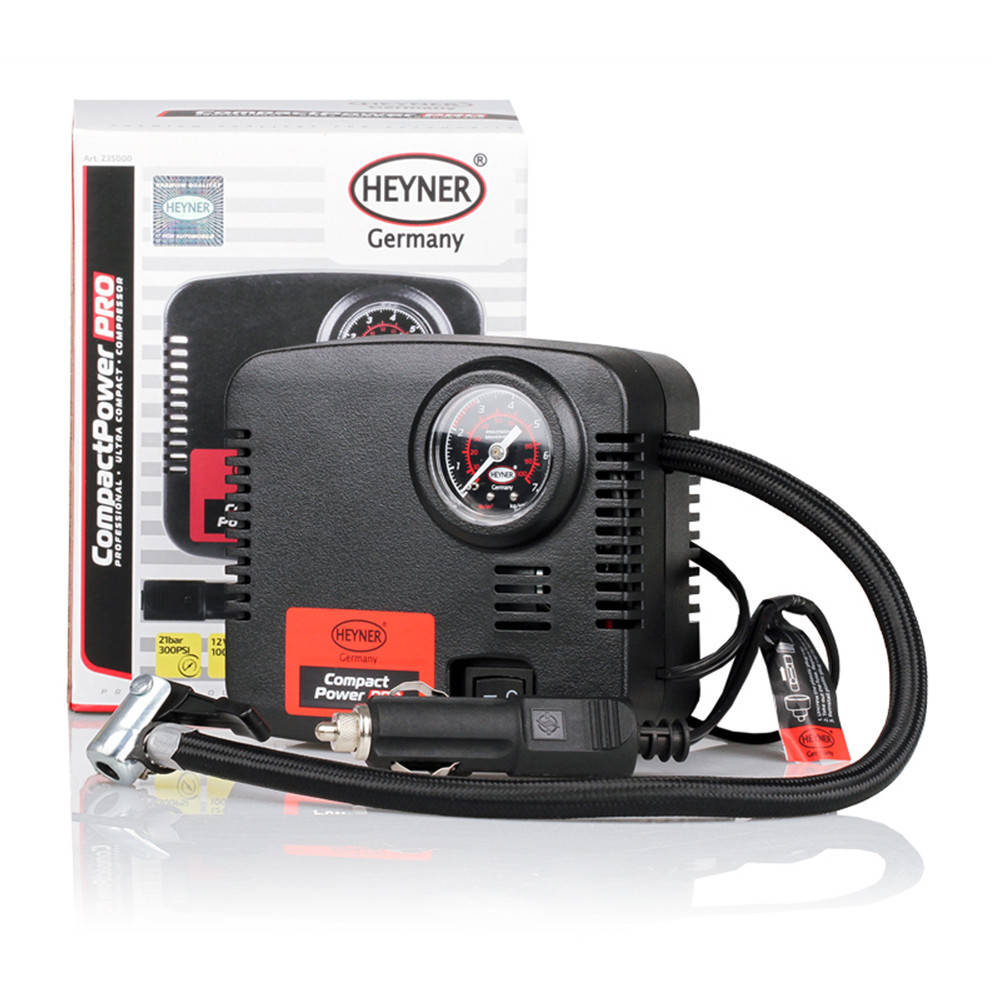 

Премиум автомобильный компрессор "CompactPower PRO" Heyner, 12V, 100W, 235000