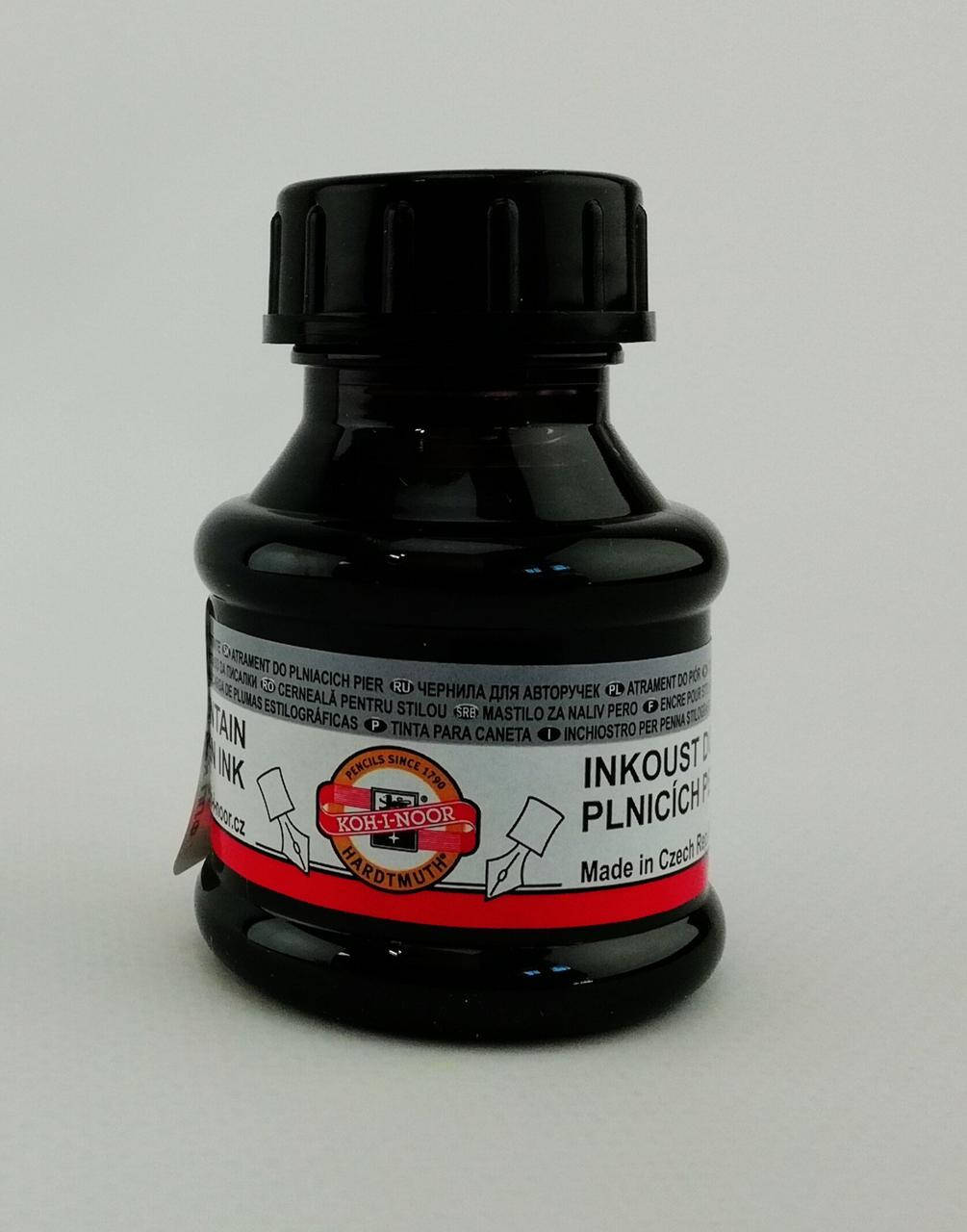 

Чернила черные 50 мл 141505 KOH-I-NOOR Чехия, Черный