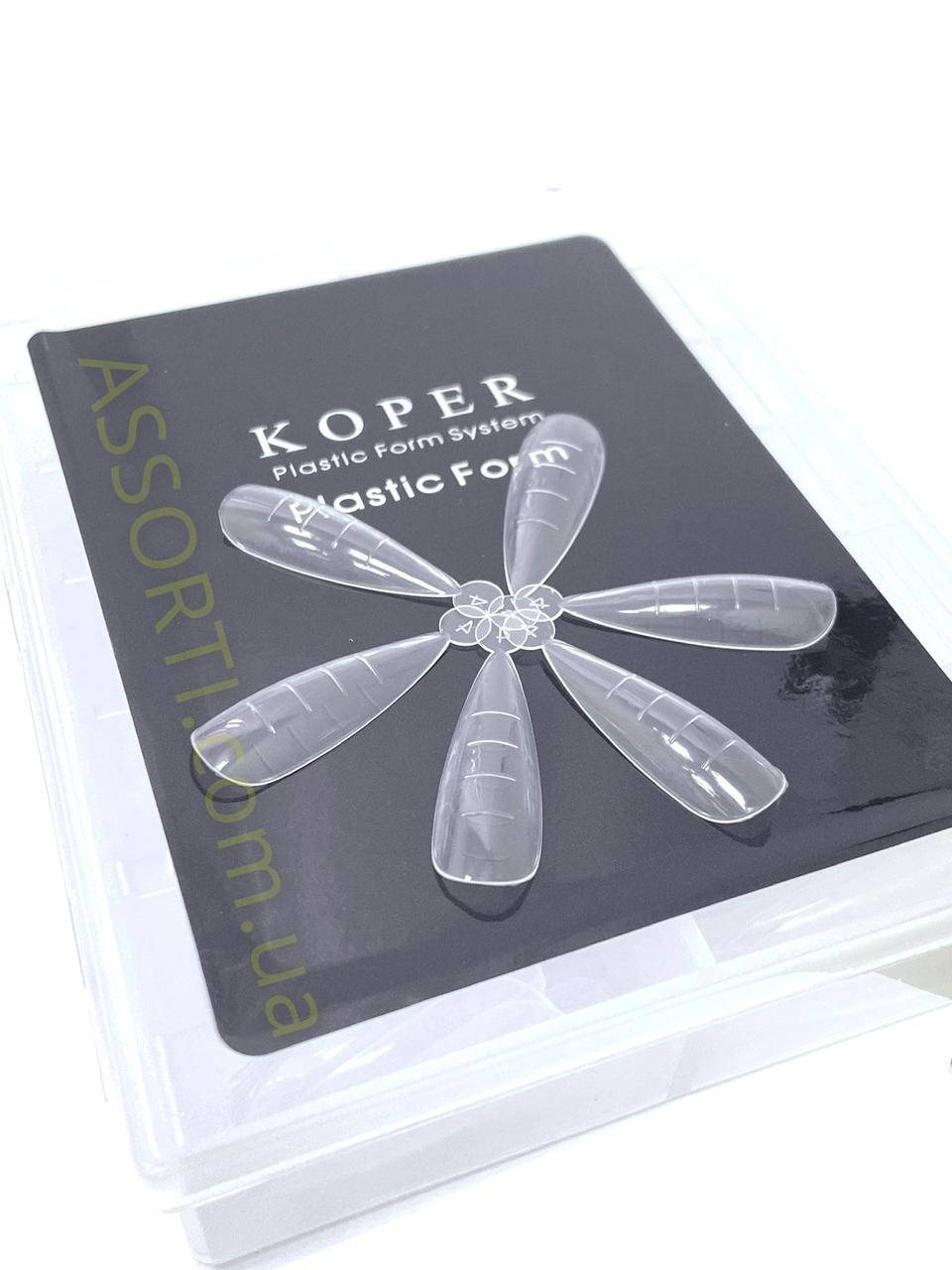 

KOPER Верхние формы для наращивания полигелем, острые,120 шт