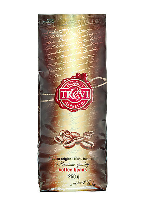 

Кофе в зёрнах Trevi Espresso 250 г богатый бархатистый вкус с шоколадным послевкусием