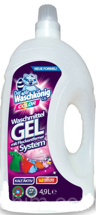 

Гель для стирки цветного белья Der Waschkonig Color 4,9л