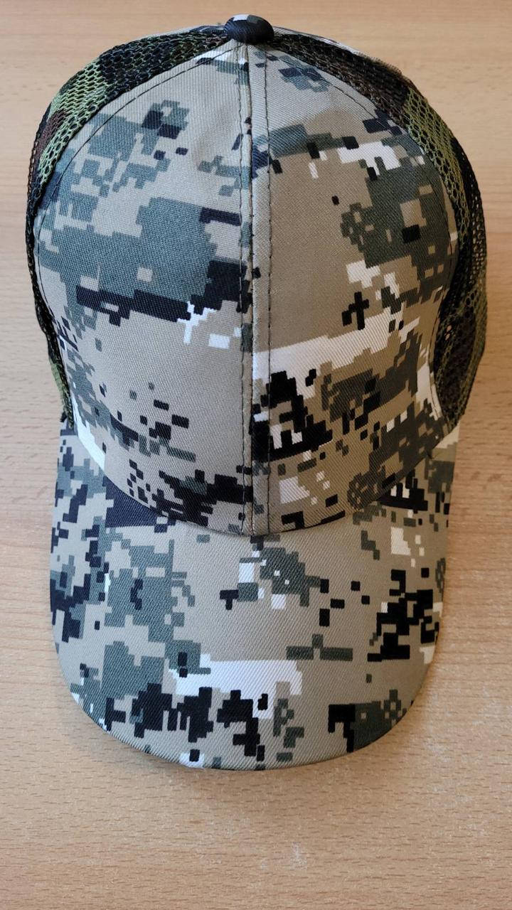 

Летняя камуфляжная военная мужская бейсболка пиксель, Хаки