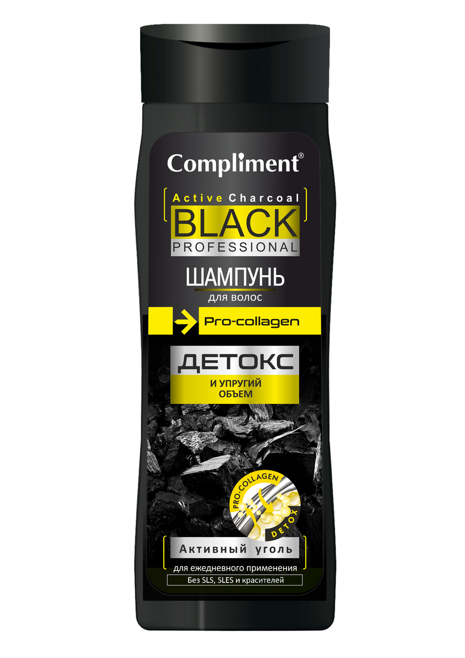 

Compliment Black Professional Шампунь Детокс и упругий объем 250мл