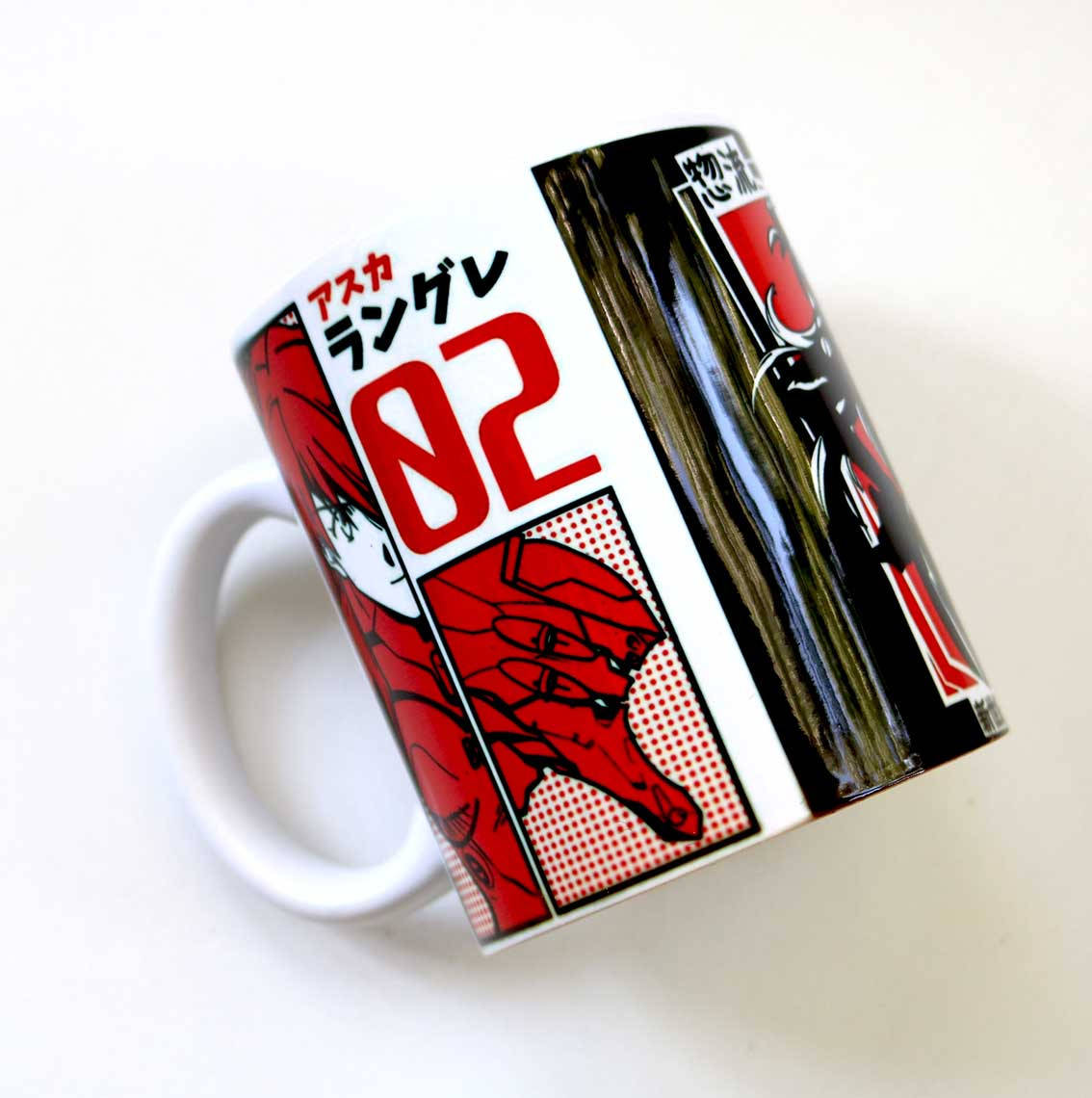 

Чашка Evangelion "Аска 02" кружка Евангелион, Розовый