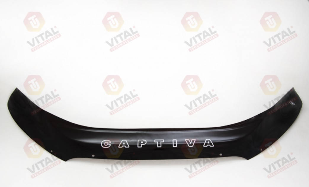 

Дефлектор капота VT52 (мухобойка) Chevrolet Captiva 2011-2017, Vip Tuning, CH039