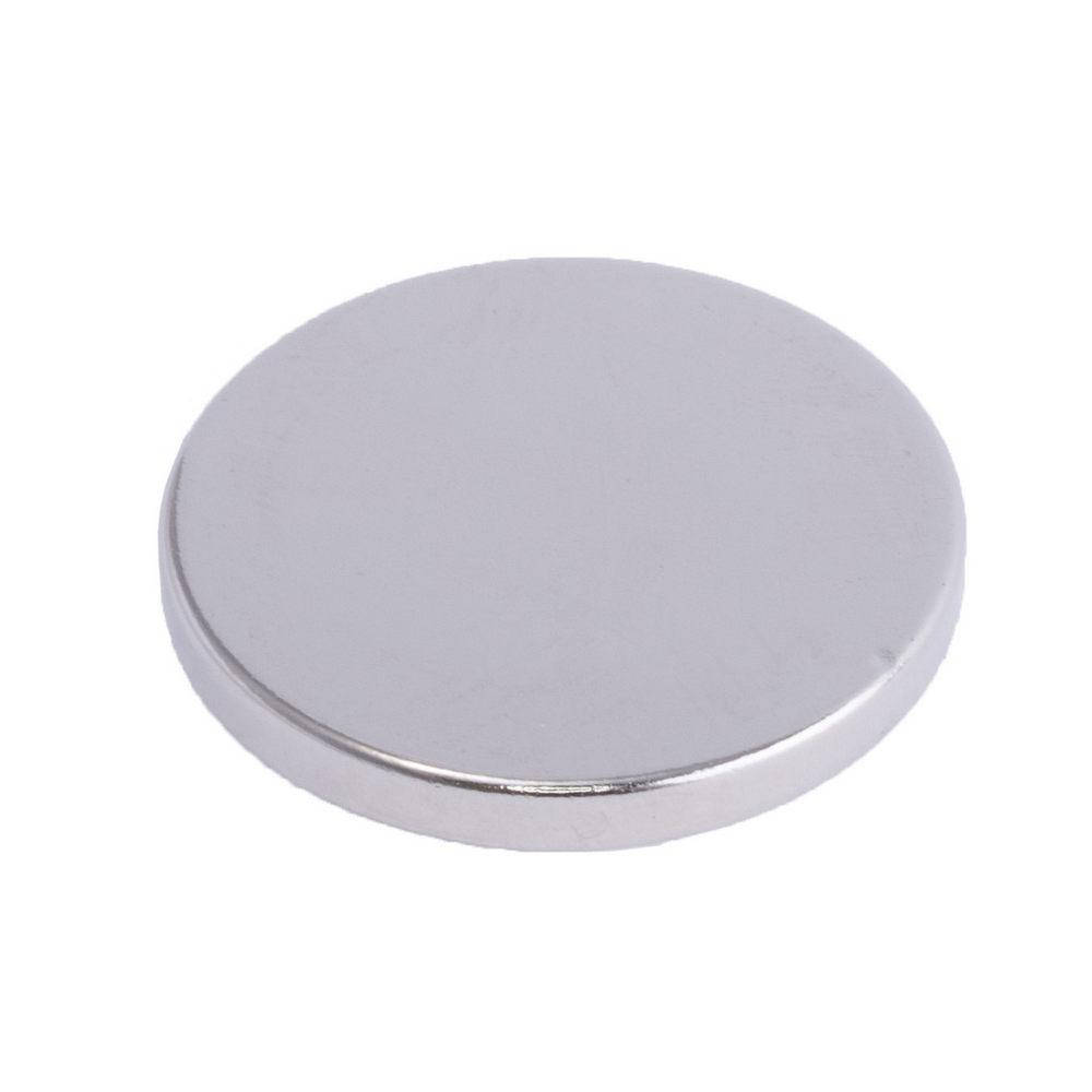 

Магнит NdFeB, диск/цилиндр D25 x 3 mm (N38), Ni+Cu+Ni (никель) HHII