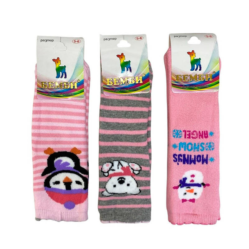 

Махровые носочки для девочки "Bembi" (5 - 6л.)