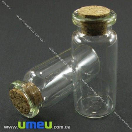 

Стеклянная баночка с пробкой, 22х50 мм, 1 шт (DIF-001733)