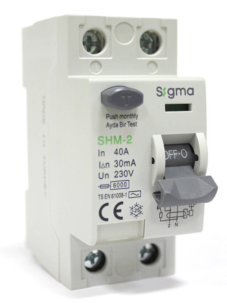 

УЗО диф реле диф защита 40 А, 30 мА двухполюсное