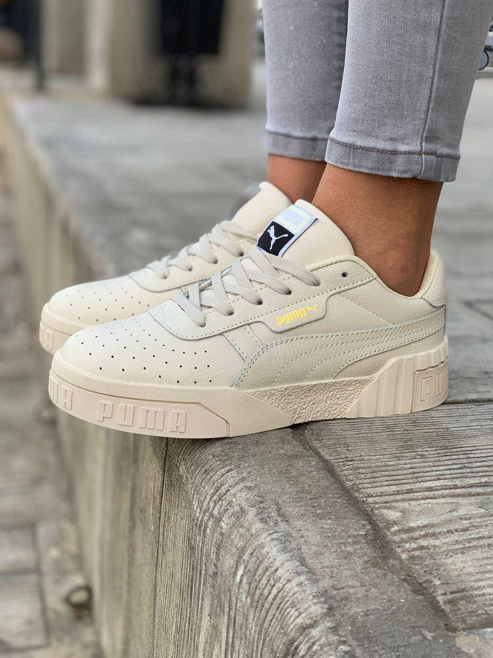 

Женские кроссовки Puma Cali Beige бежевые (36-41), Бежевый