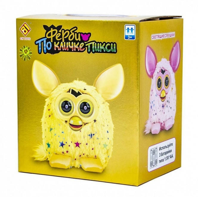 

Игрушка интерактивный Ферби Пикси JD4890 Звездочка, светящиеся ушки, Белый