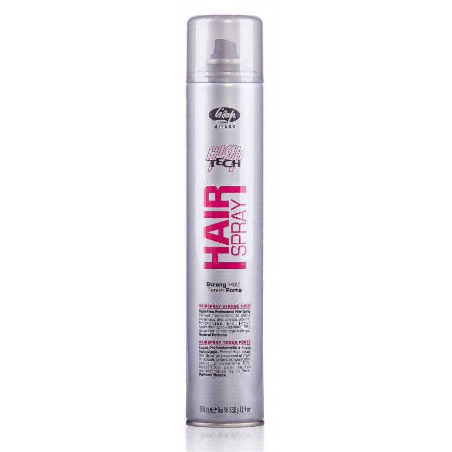 

Лак для волос Lisap High Tech Hair Spray Strong сильной фиксации 500 мл