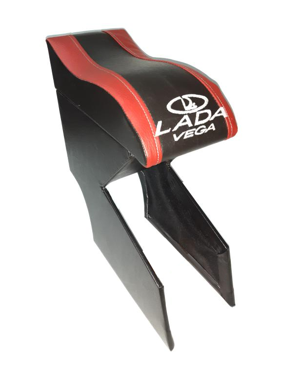 

Подлокотник мод.LADA 2110 красный с ЛОГО (изогн.под руку) NEW