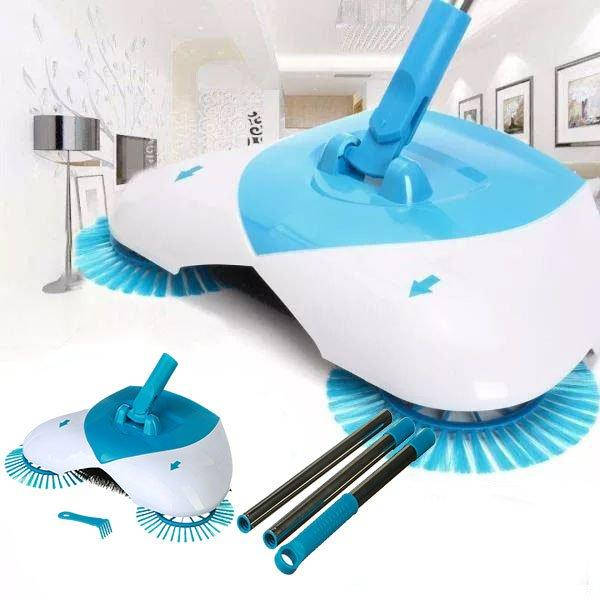 

Механическая щетка веник для уборки Spin Broom, Фиолетовый