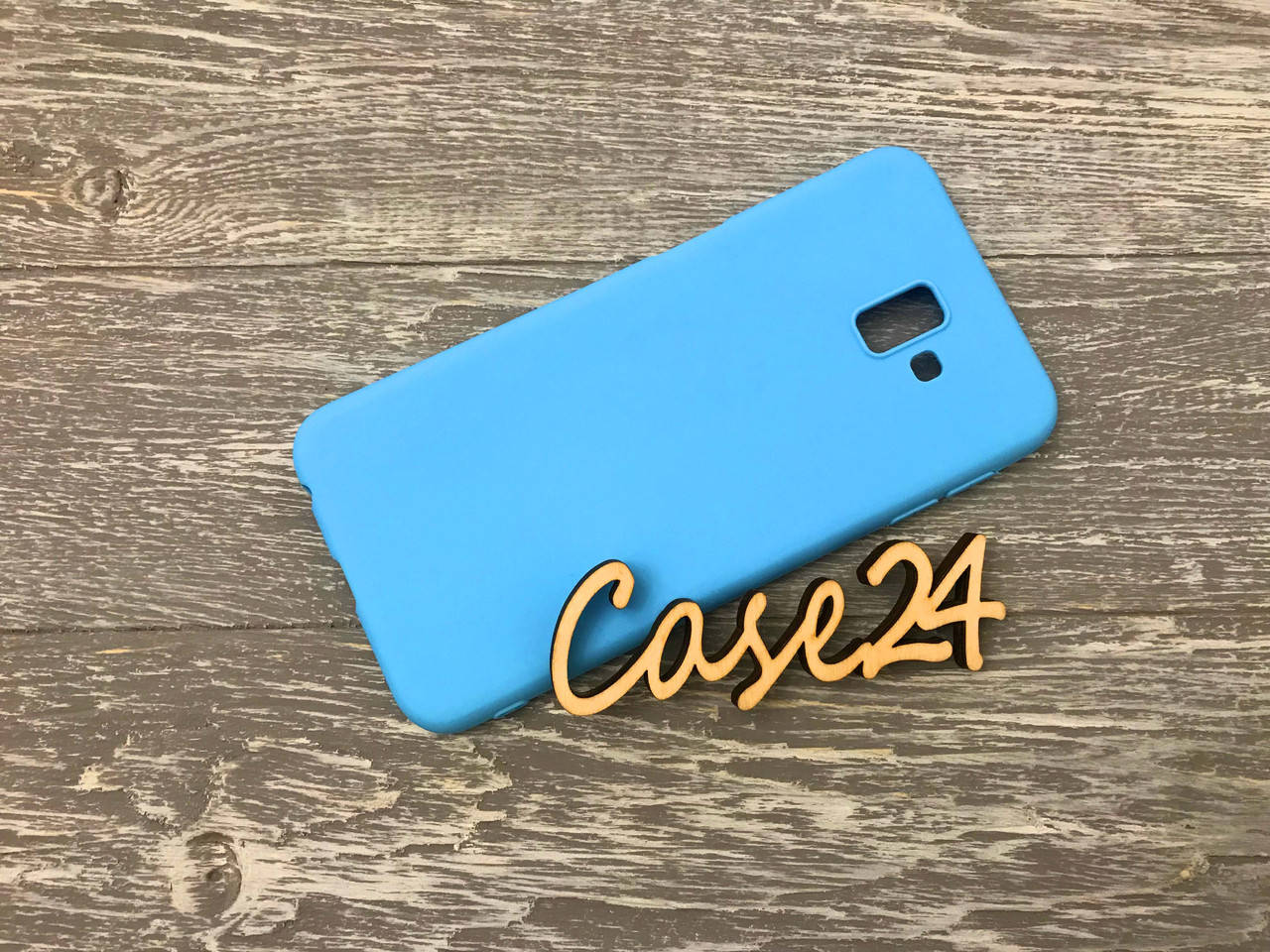 

TPU чехол накладка Candy для Samsung Galaxy J6 Plus 2018 (6 цветов) голубой