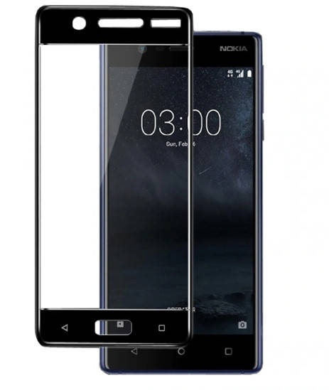 

Защитное стекло 5D для Nokia 5, Черный