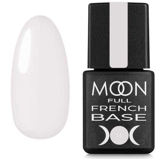 

Moon Full Базовое покрытие для гель-лака French Base №011 (серый, эмаль), 8 мл