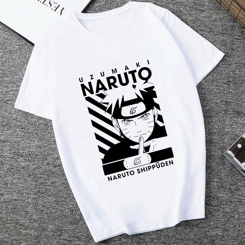 

Белая футболка Аниме Наруто Naruto футболки Anime унисекс (мужская, женская, детская)