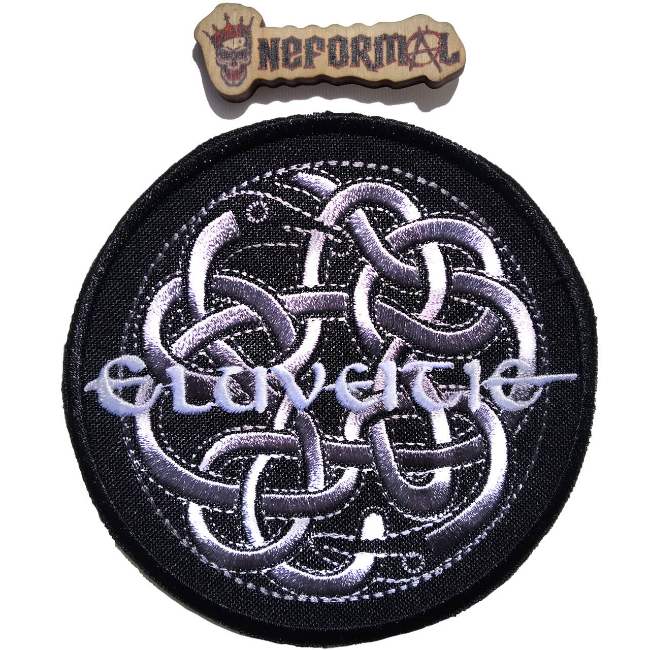 

Круглая нашивка Eluveitie 10 см., Черный