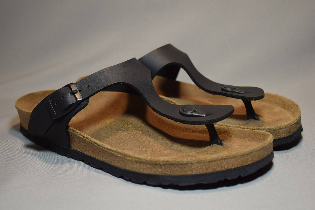 

Вьетнамки Birkenstock Gizeh Birkibuc шлепанцы сланцы. Германия. Оригинал. 40 р./26 см., Черный