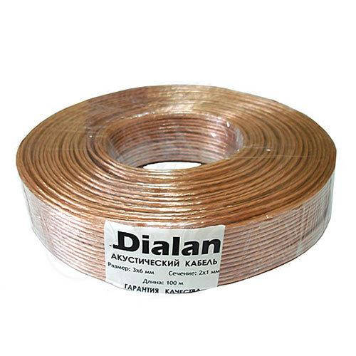 

Акустический кабель 2*1 (bimetal) Dialan