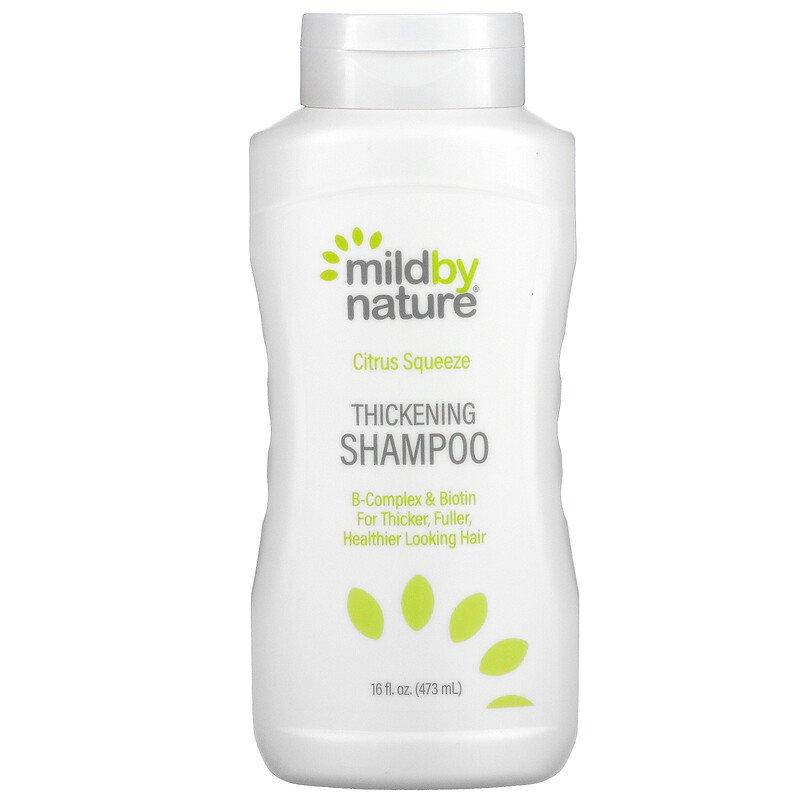 

Шампунь для густоты волос Mild By Nature "Thickening Shampoo" с биотином и цитрусовой смесью (473 мл)