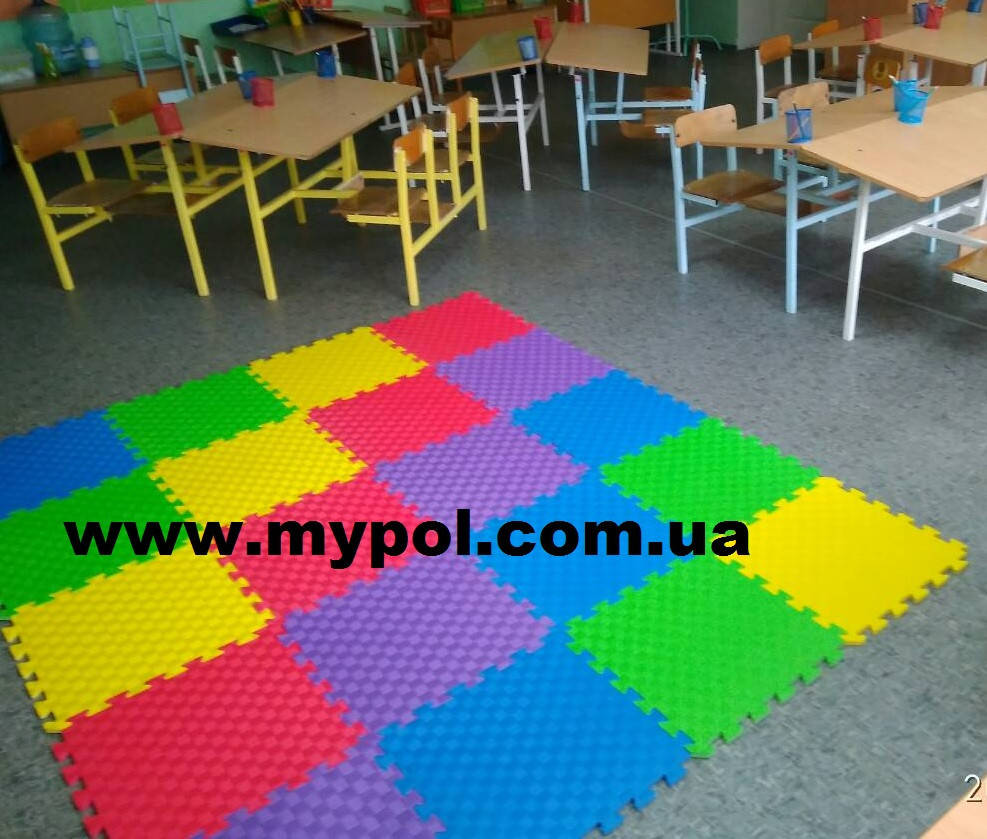 

Коврик - пазл, пазлы, 12 шт, 2*1,5 м для школ, садиков, домой, игровых центров.