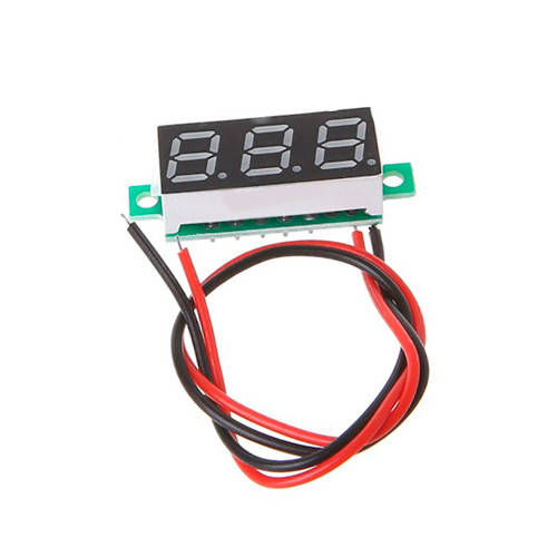 

Цифровой вольтметр 4.5-30В LED измеритель напряжения вольтажа