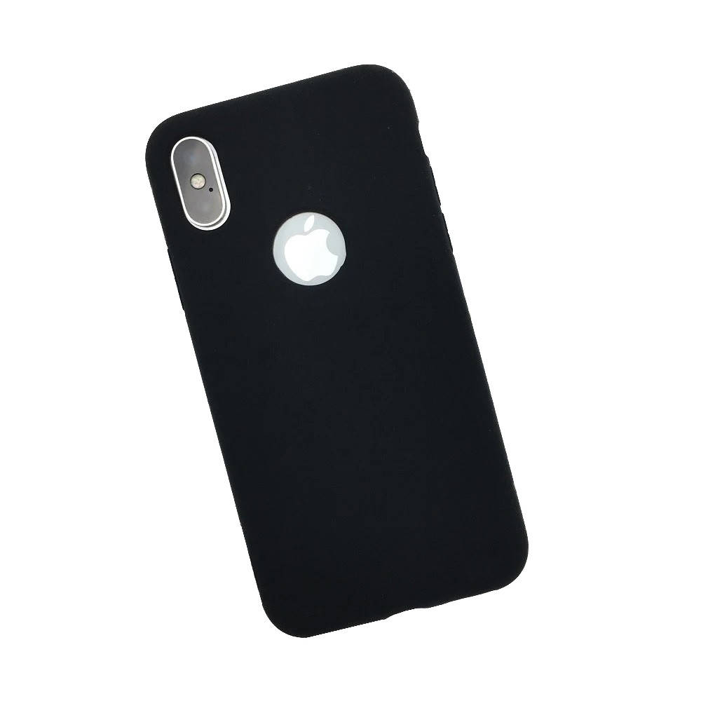 

Чехол-накладка DK силикон Мягкий Силик для Apple iPhone X / XS (black), Черный