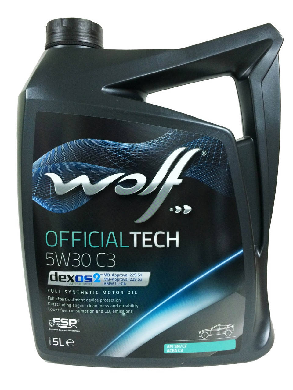 

Моторне масло WOLF OFFICIALTECH 5W-30 C3, 5л