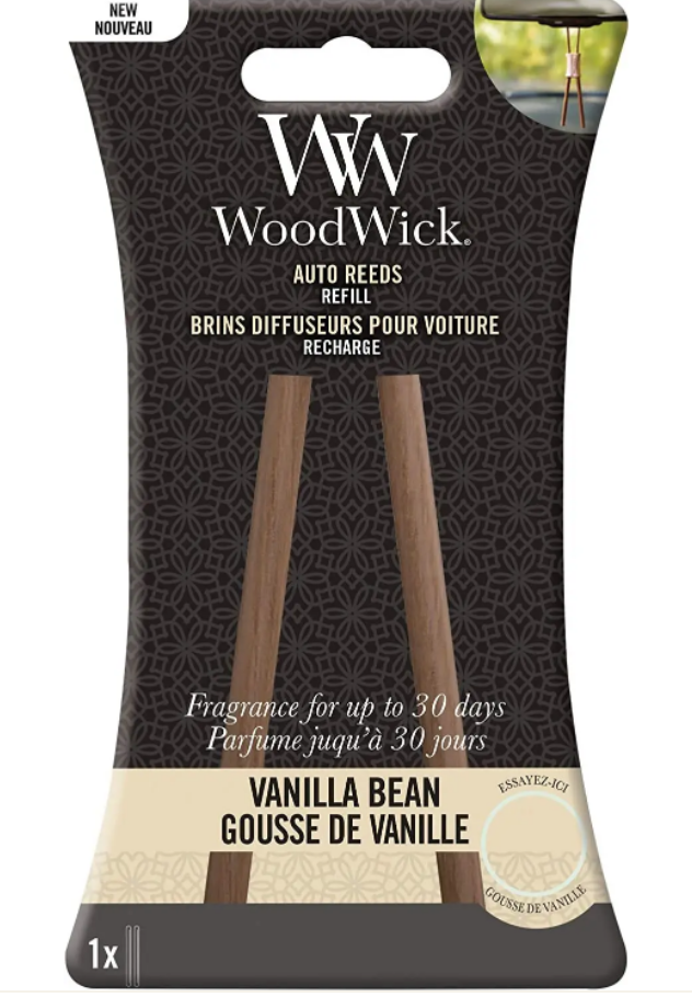 

Ароматизатор в машину (картридж сменный) Woodwick Vanilla Bean 20г
