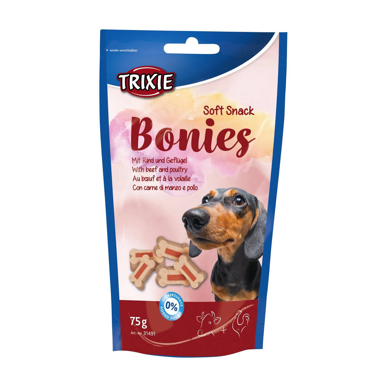 

TRIXIE Витамины для собак Bonies говядина,индейка 75г.