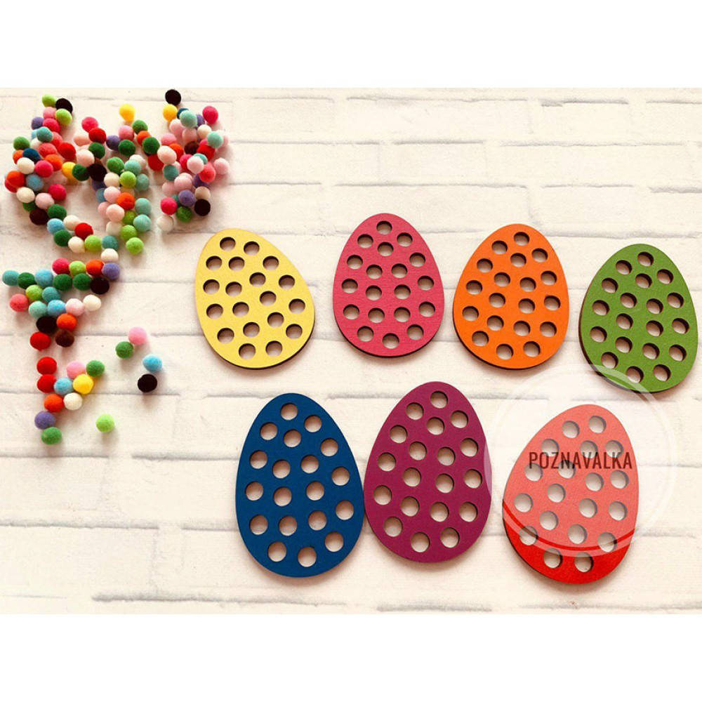 

Деревянная игра-сортер "Семь яиц". Poznavalka. 44091100