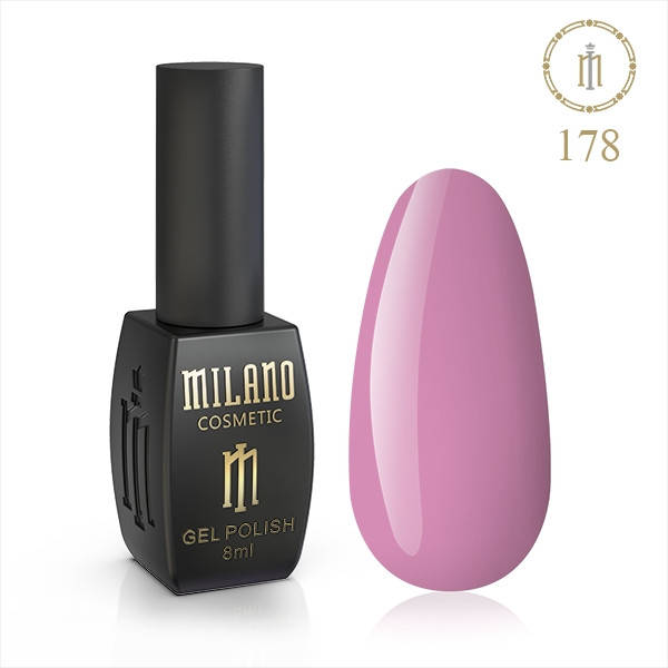 

Гель Лак MILANO 8 Мл № 178 (Английский Розовый)