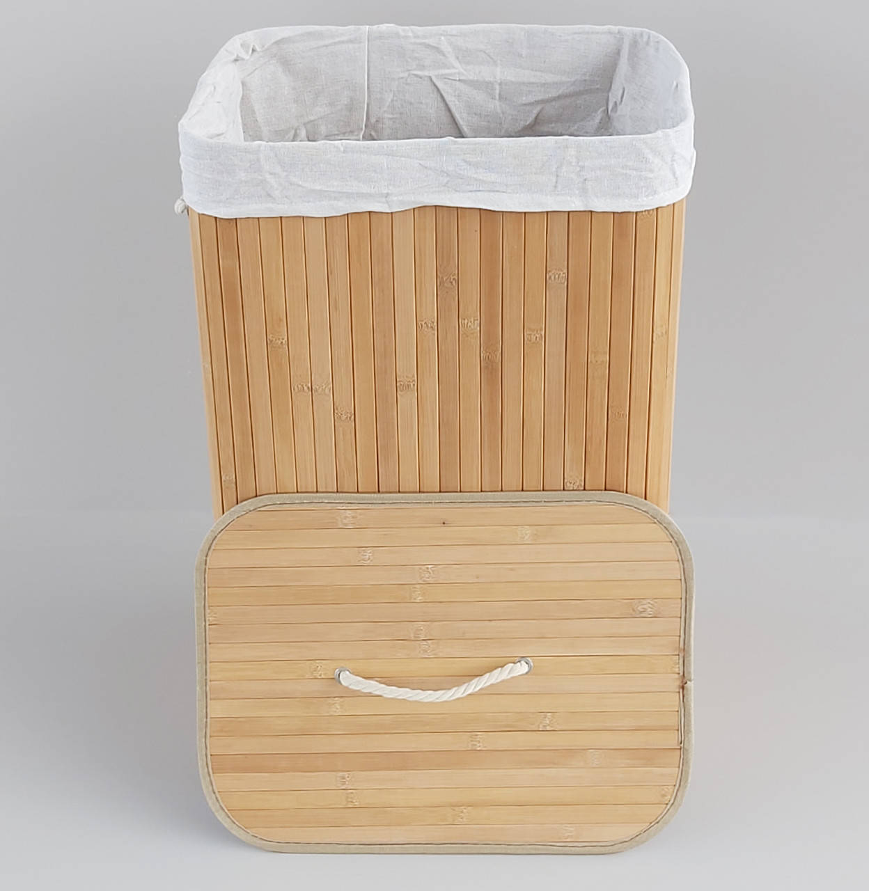 

Корзина бамбуковая для хранения одежды, игрушек, белья и т.д.