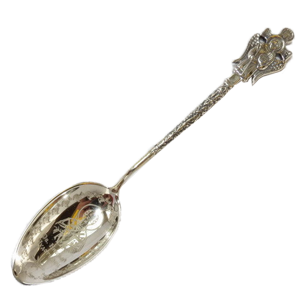 

Серебряная ложка "Ангел хранитель" с гравировкой Св.Николая Чудотворца