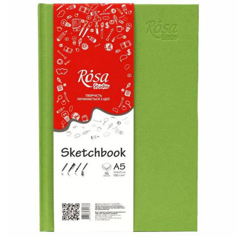 

Блокнот для набросков А5 14,8*21см Rosa Studio 100г/м 96л. 16R5018