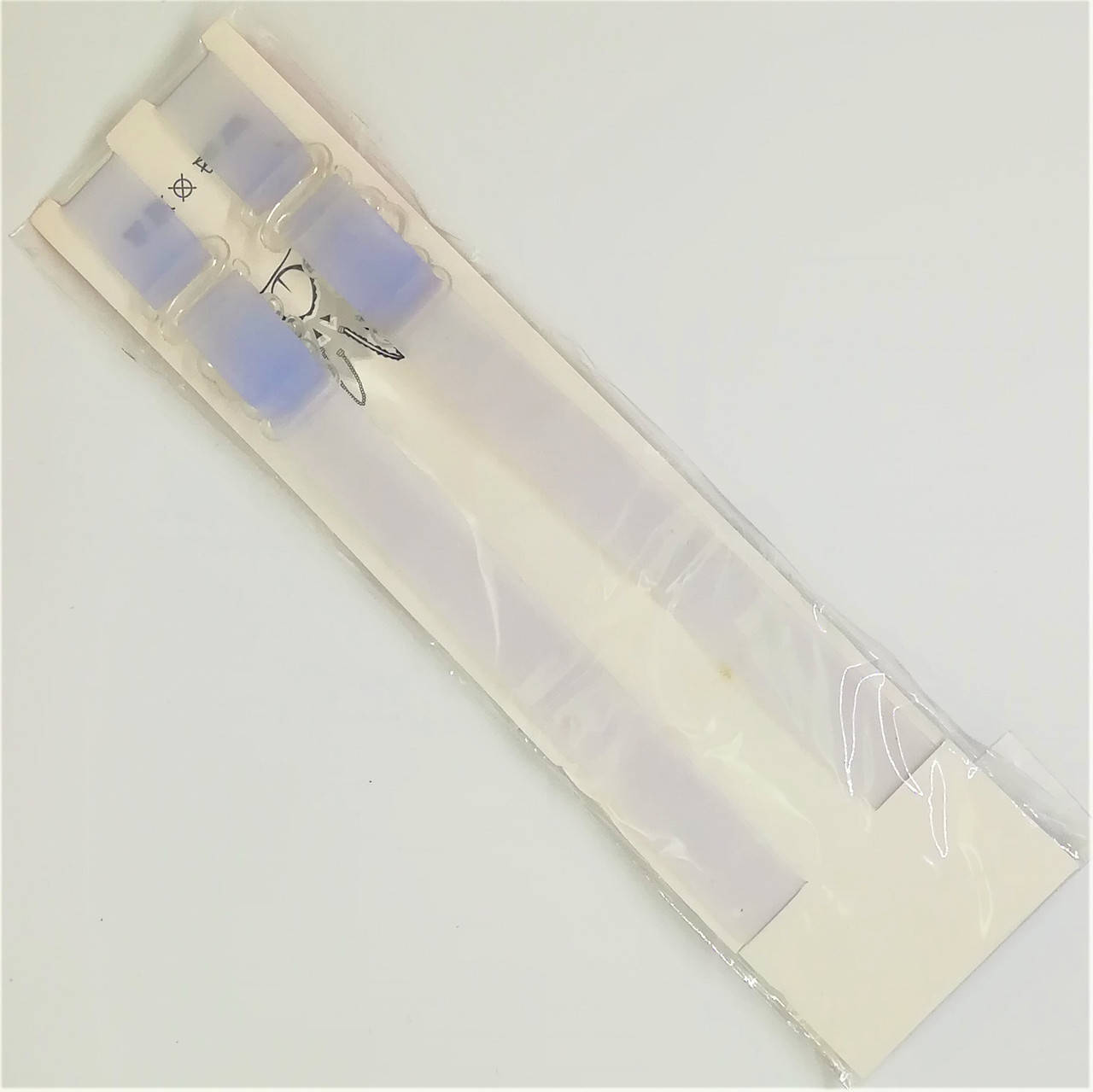 

Силиконовые бретели для бюстгальтера ширина 1,5 см., матовые голубые (полупрозрачные)