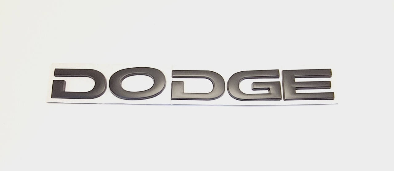 

Эмблема надпись багажника Dodge чёрная
