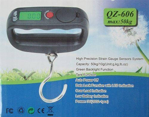 

Весы электронные, кантер Qz-606 до 50 кг с Lcd дисплеем