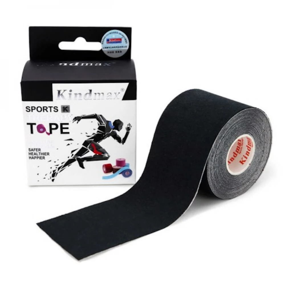 

Динамический тейп Kindmax Nylon 5см х 5м 5см х 5м (Черный)