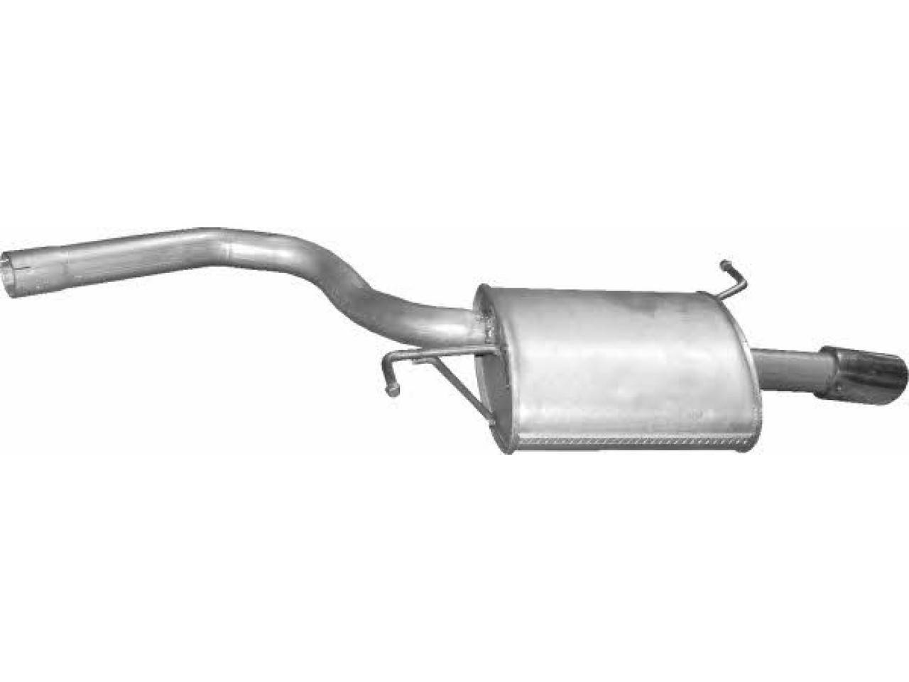 

Глушитель Ауди А4 (Audi A4) 2.0 00-08 (01.114) Polmostrow алюминизированный