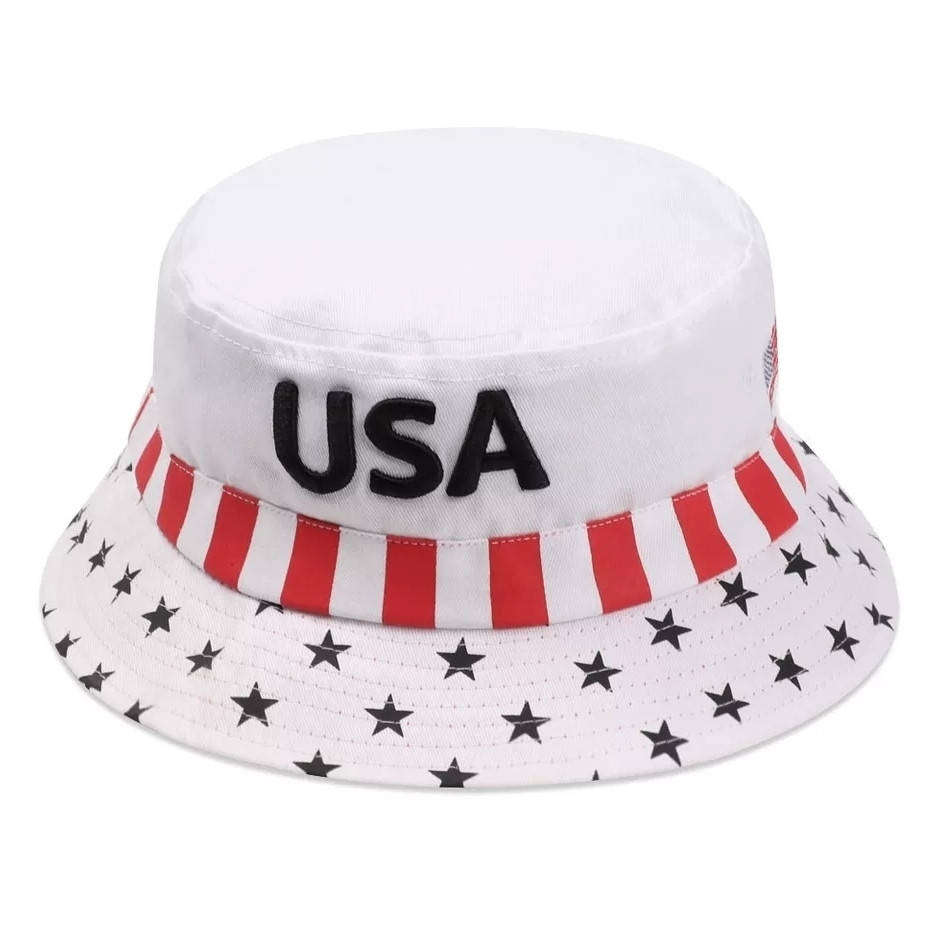 

Панама Флаг USA (Америка) Белая 2, Унисекс, Белый