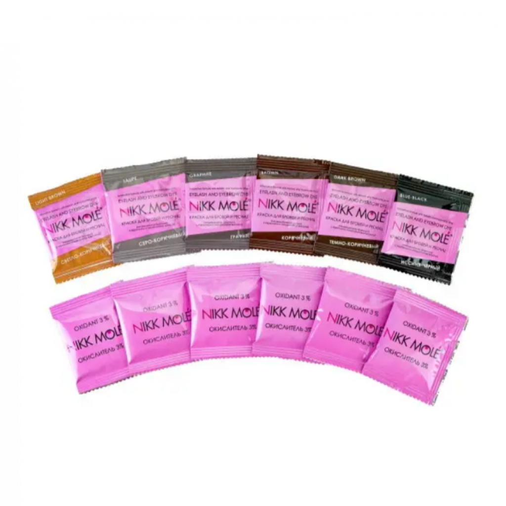

Nikk Mole Краска для бровей " Микс 6 оттенков" (саше)