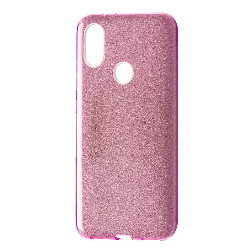 

Чехол-накладка DK Silicone Glitter Heaven Rain для Xiaomi Redmi Note 6 Pro (pink light), Розовый