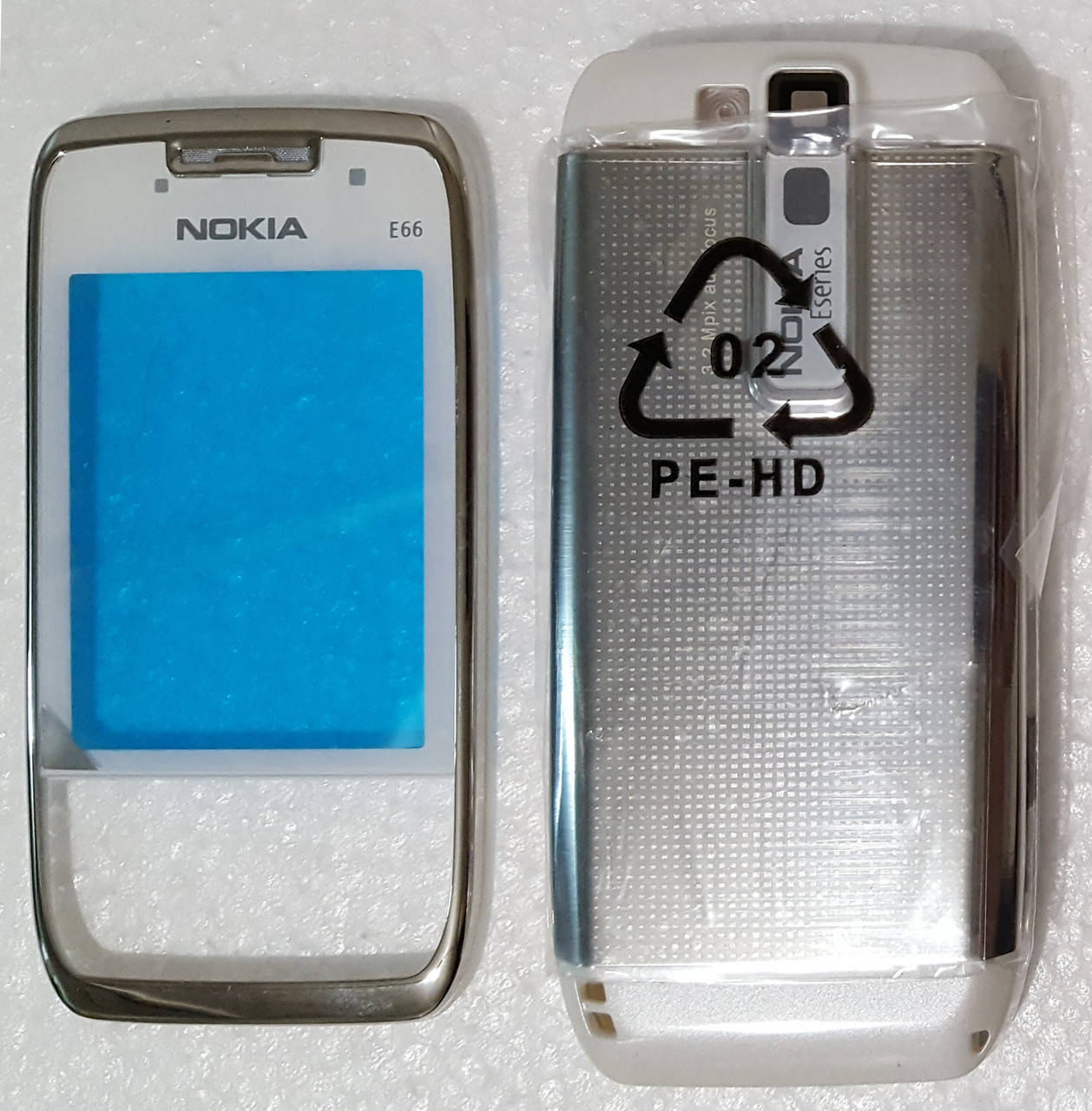 

Корпус для Nokia E66 silver