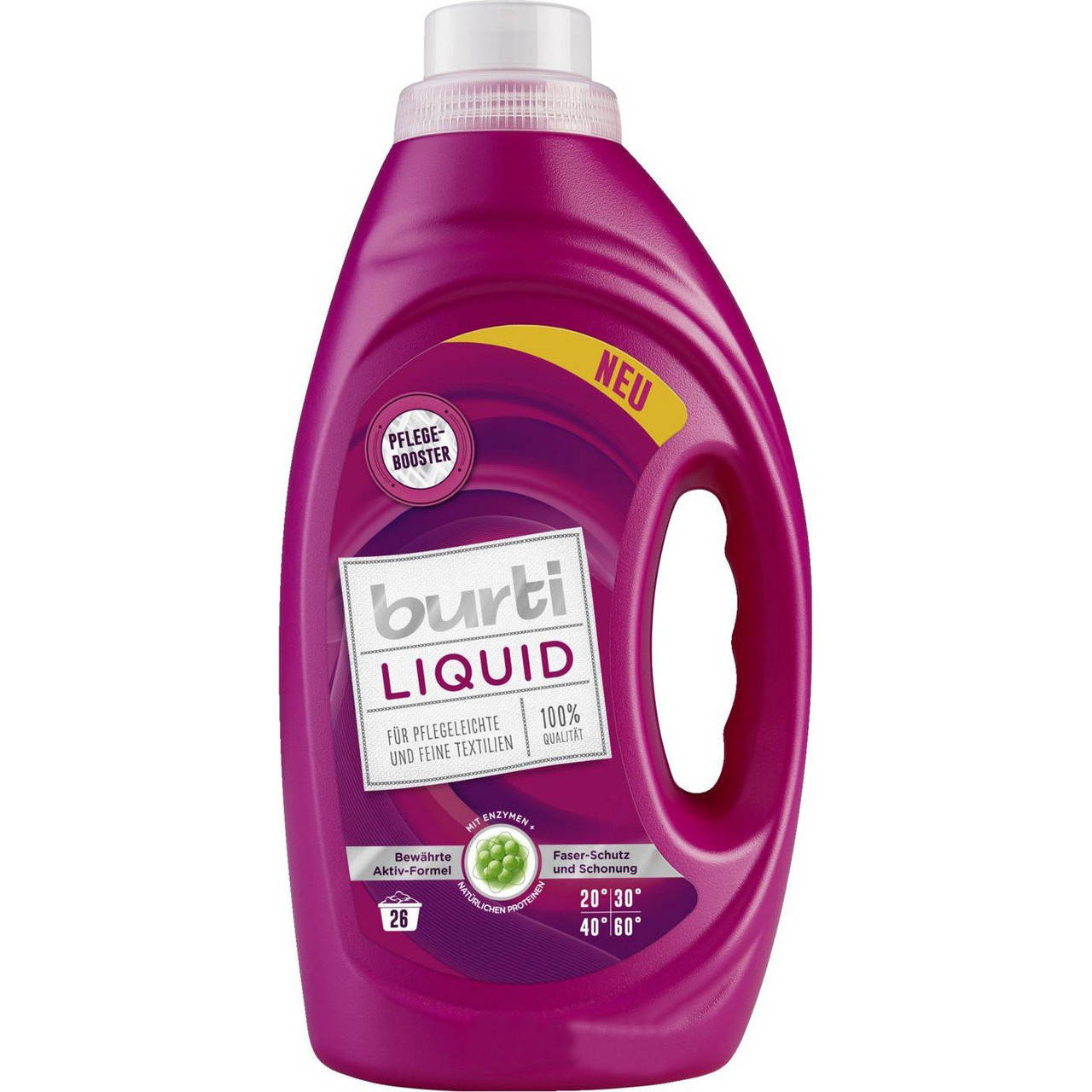 

Безфосфатный универсальный гель для стирки Burti Liquid 1,45л