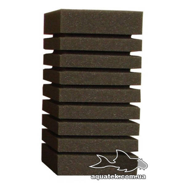 

Губка Resun 10х10х20 см прямоугольная среднепористая 35 ppi