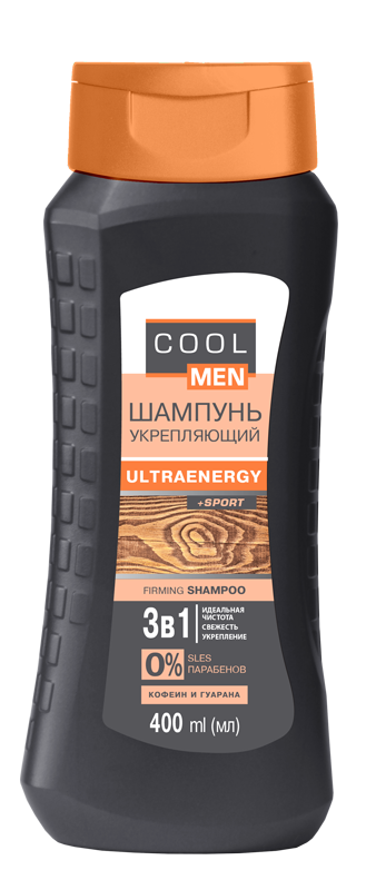 

Шампунь зміцнюючий 400 мл ULTRAENERGY Cool Men